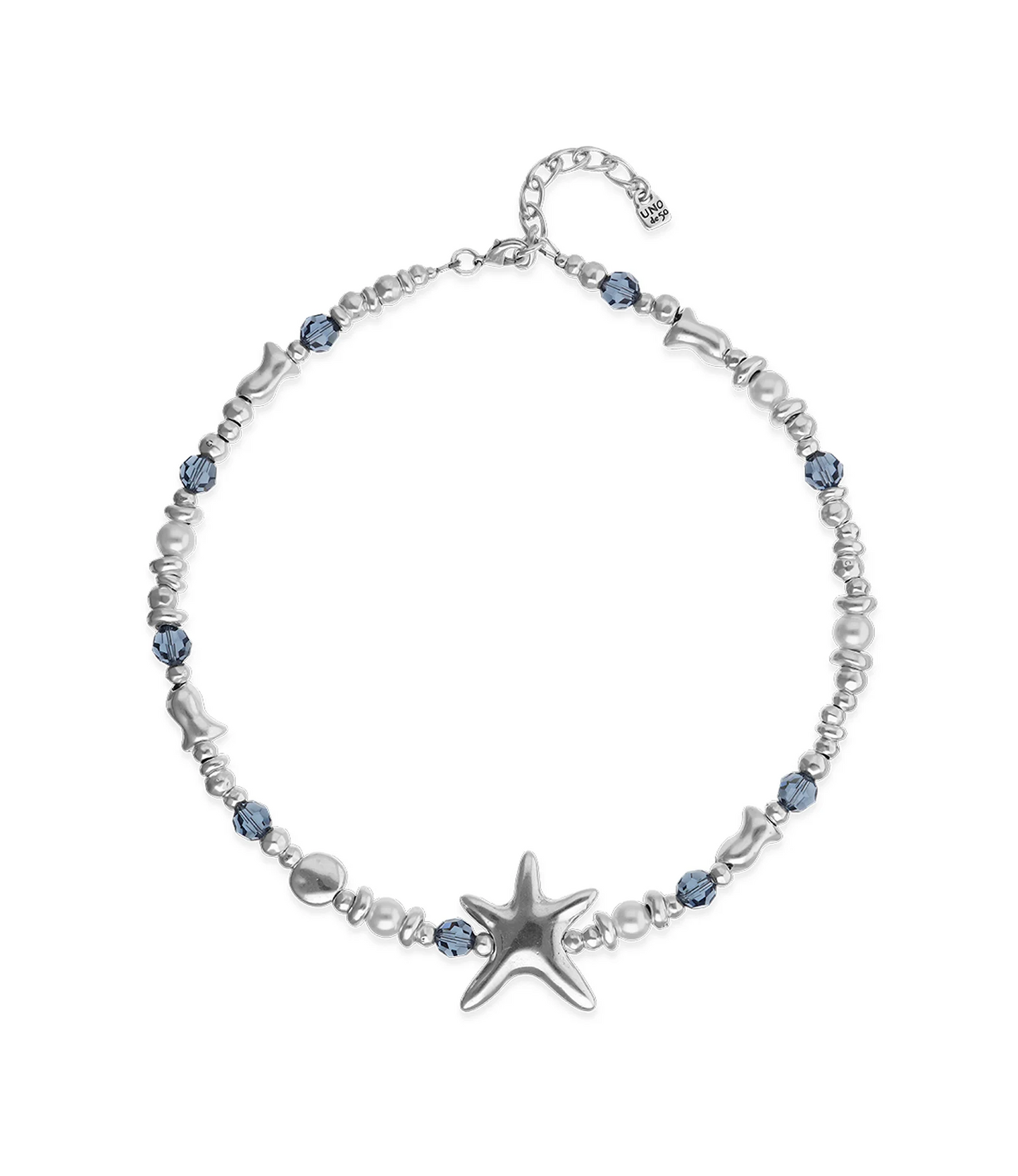 UNO DE 50 Starblue Necklace COL2096AZUMTL