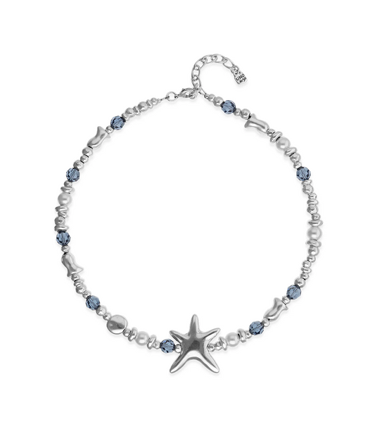 UNO DE 50 Starblue Necklace COL2096AZUMTL