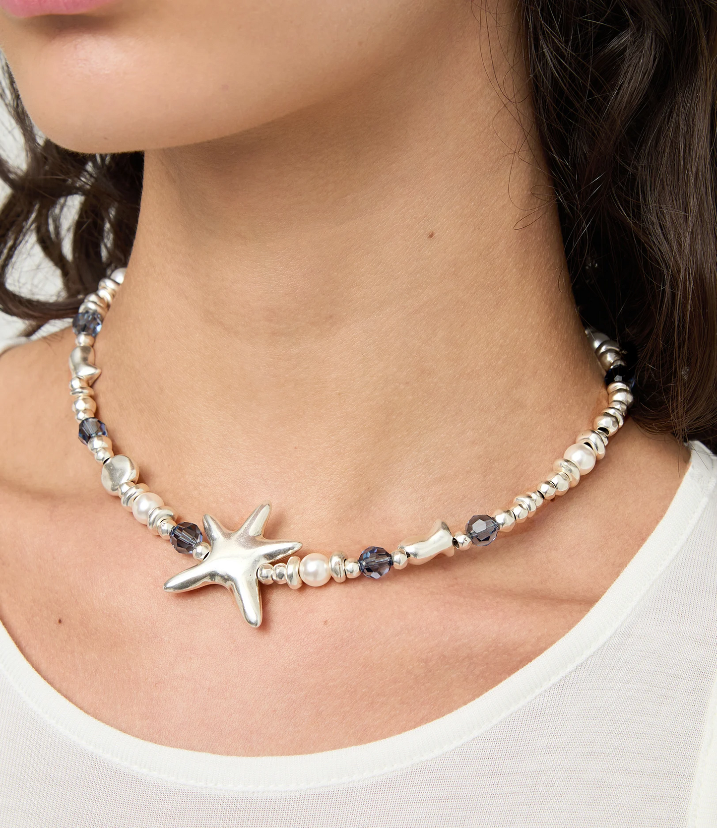 UNO DE 50 Starblue Necklace COL2096AZUMTL