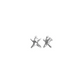 UNO DE 50 Star Earrings PEN1098MTL