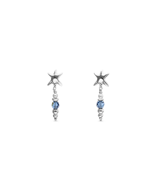 UNO DE 50 Starblue Earrings PEN1104AZUMTL