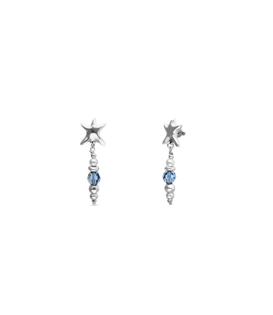 UNO DE 50 Starblue Earrings PEN1104AZUMTL
