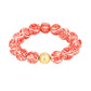 BUDHAGIRL PORCELAIN BEADED BRACELET - FLAME