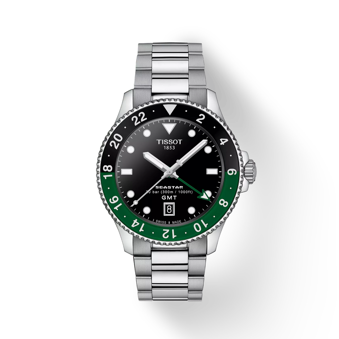 TISSOT GMT sea star  t1208521105100 40MM