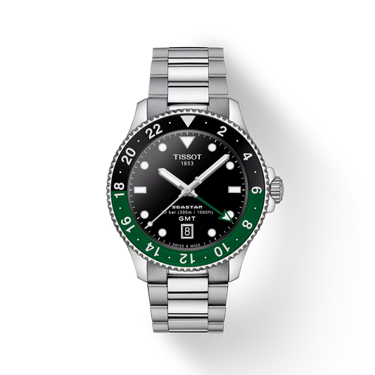 TISSOT GMT sea star  t1208521105100 40MM