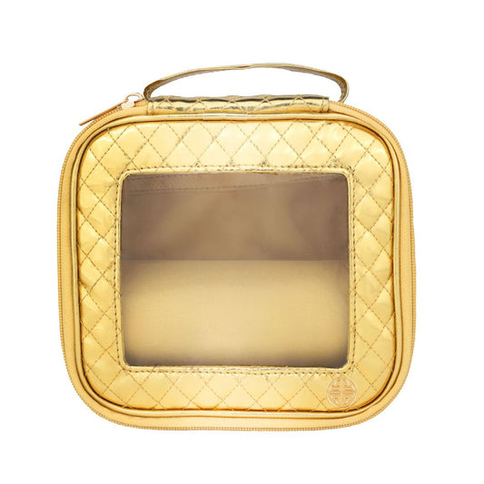 BUDHAGIRL GOLD TRAVEL CASE - LARGE