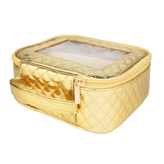 BUDHAGIRL GOLD TRAVEL CASE - LARGE