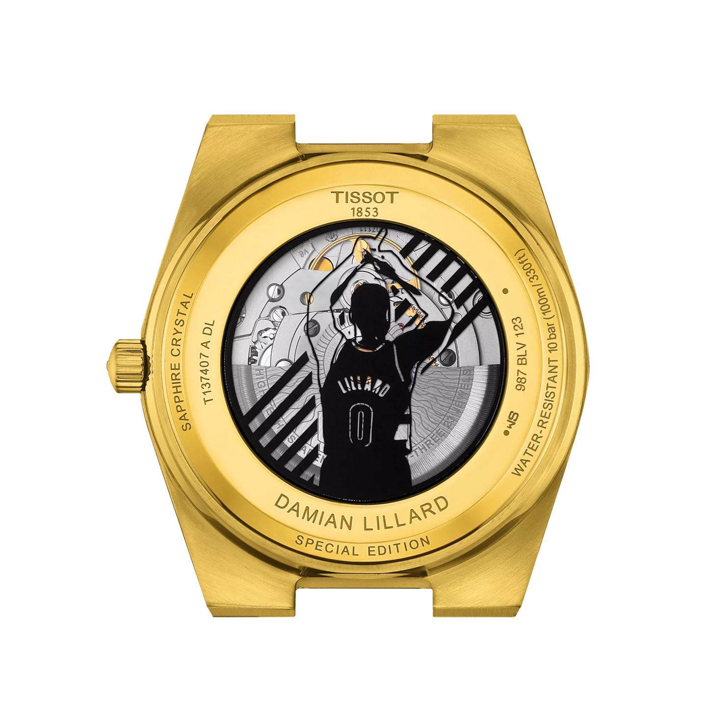 TISSOT PRX POWERMATIC 80 DAMIAN LILLARD SPECIAL EDITION T137.407.33.051.00