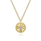 Gabriel & Co. Diamond Cut - 14K White-Yellow Gold Bujukan Diamond Cut Pendant Necklace NK6862M45JJ