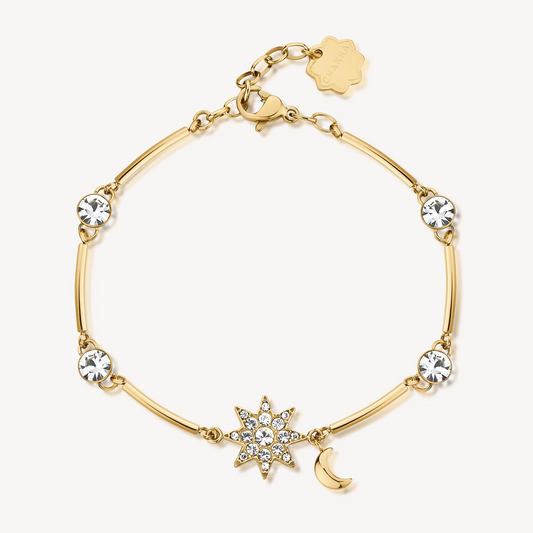 BRACELET CHAKRA SYMBOLS BHKB124