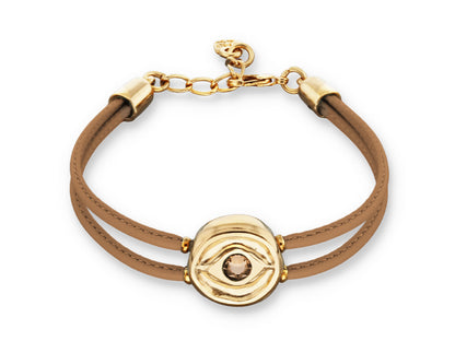 UNO DE 50 PUL2601 ORO LEATHER