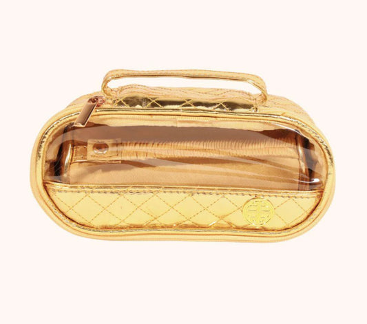 BUDHAGIRL GOLD TRAVEL CASE