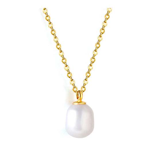 Pear Steel Necklace