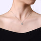 Gabriel & Co. 925 Sterling Silver Bujukan Diamond Heart Pendant Necklace NK6920SV5JJ
