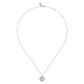 Gabriel & Co.  925 Sterling Silver Diamond Bujukan Moon Medallion Pendant Necklace NK7912SV5JJ