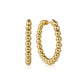 Gabriel & Co. 14K Yellow Gold Bujukan Beads Classic 30mm Hoop Earrings EG15132Y4JJJ