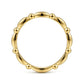Gabriel & Co. 14k Yellow Gold Orzo shape and Bujukan Bead Station Stackable Ring LR2166Y4JJJ