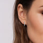 Gabriel & Co. 14k White Gold Classic Round 15mm Diamond Huggie Earrings EG13327W45JJ