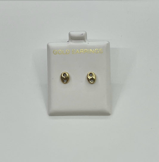 Gold 10k Earrings Gucci Puff Mini