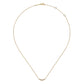 Gabriel & Co. 14K Yellow Gold Curved Diamond Bar Necklace NK5424Y45JJ