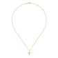 Gabriel & Co. 14K Yellow Gold Diamond Cross Pendant Necklace NK6408Y45JJ