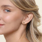 Gabriel & Co. 14K Yellow Gold Bujukan and White Sapphire Stud Earrings EG15162Y4JWS