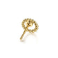 Gabriel & Co. 14K Yellow Gold Bujukan and White Sapphire Stud Earrings EG15162Y4JWS