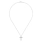 Gabriel & Co. 14K White Gold Segmented Diamond Cross Necklace NK2211W45JJ