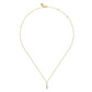 Gabriel & Co. 14K Yellow Gold Rainbow Color Stone Bar Necklace NK7427Y4JMC