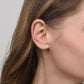 Gabriel & Co. 14k White Gold Curved 5 Stone Diamond Stud Earrings EG14210W45JJ