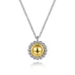 Gabriel & Co. 925 Sterling Silver and 14k Yellow Gold Fashion Pendant Necklace NK6898MZJJJ