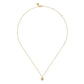 Gabriel & Co. Floral - 14k Yellow Gold White Sapphire Floral Pendant Necklace NK7662Y4JWS