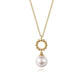 Gabriel & Co. 14k Yellow Gold Fresh Water Pearl Bujukan Drop Necklace NK7289Y4JPL