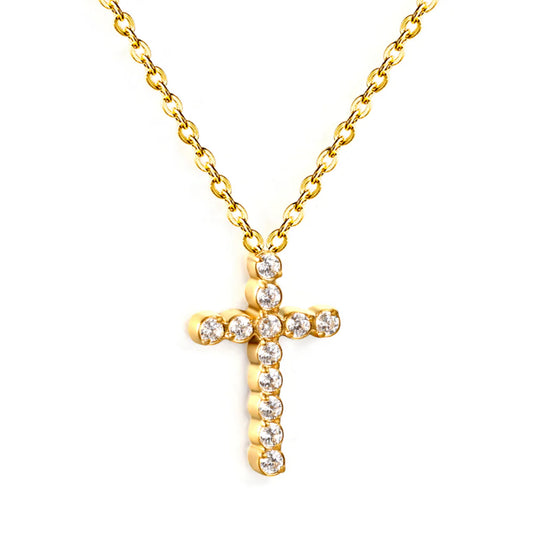 Cross Steel Necklace
