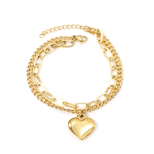 Bubble Heart Bracelet