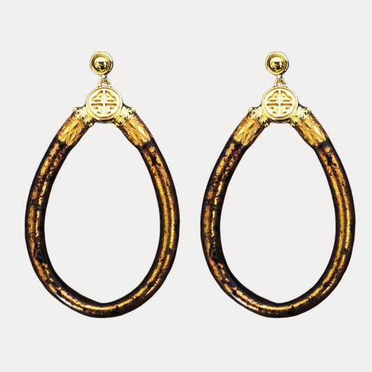 NEW KOI LEOPARD BUDHAGIRL EARRINGS