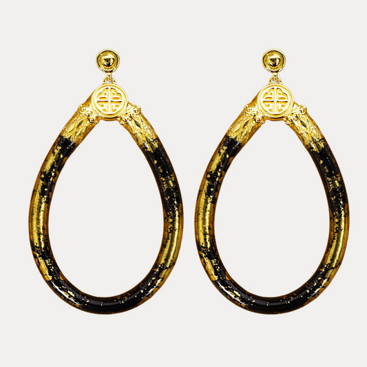 NEW KOI NOIR BUDHAGIRL EARRINGS