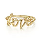 Gabriel & co 14K Yellow Gold Love Ring LR51834Y4JJJ