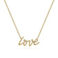 Gabriel & co 14K Yellow Gold Love Necklace NK6479Y4JJJ