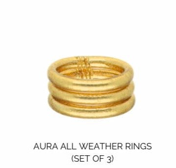 BUDHAGIRL AURA GOLD RINGS